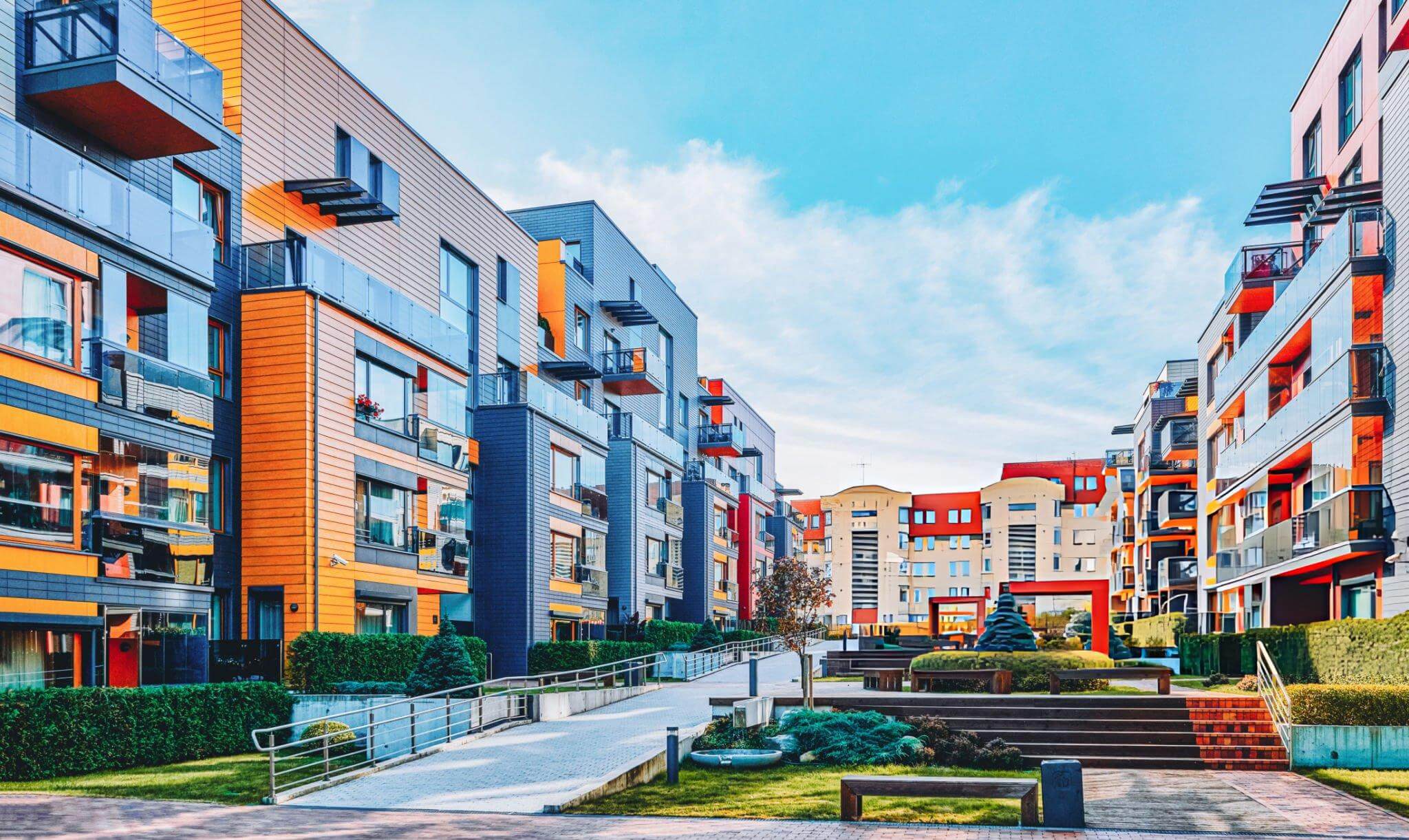 Tło dla mieszkańców